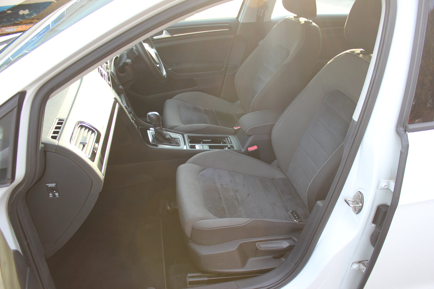 White VW Golf - SOLD