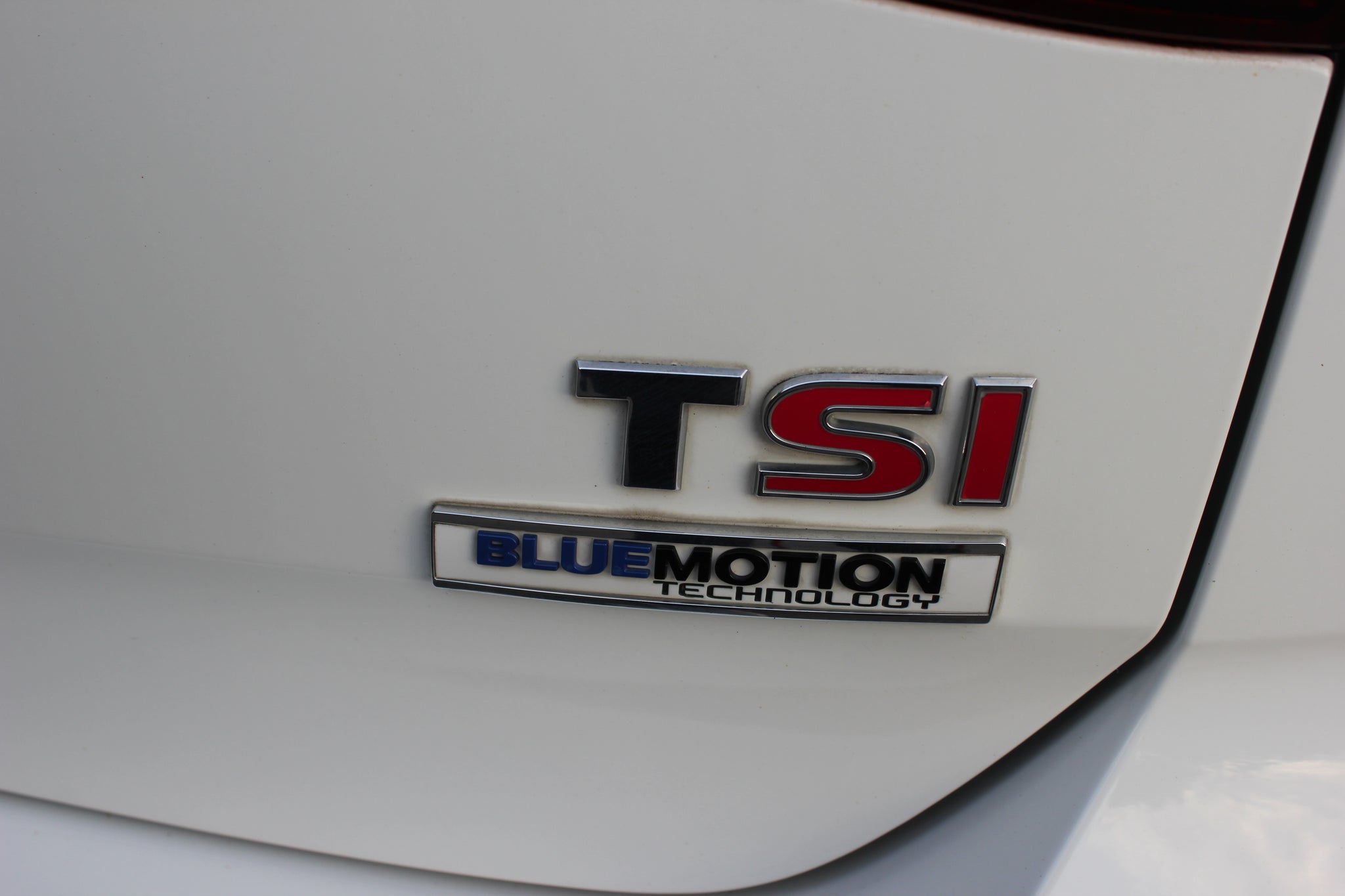 White VW Golf